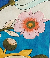 Antonio Melani Brea Art Deco Print Crinkle Crepe High Rise Wrap Coordinating Maxi Skirt