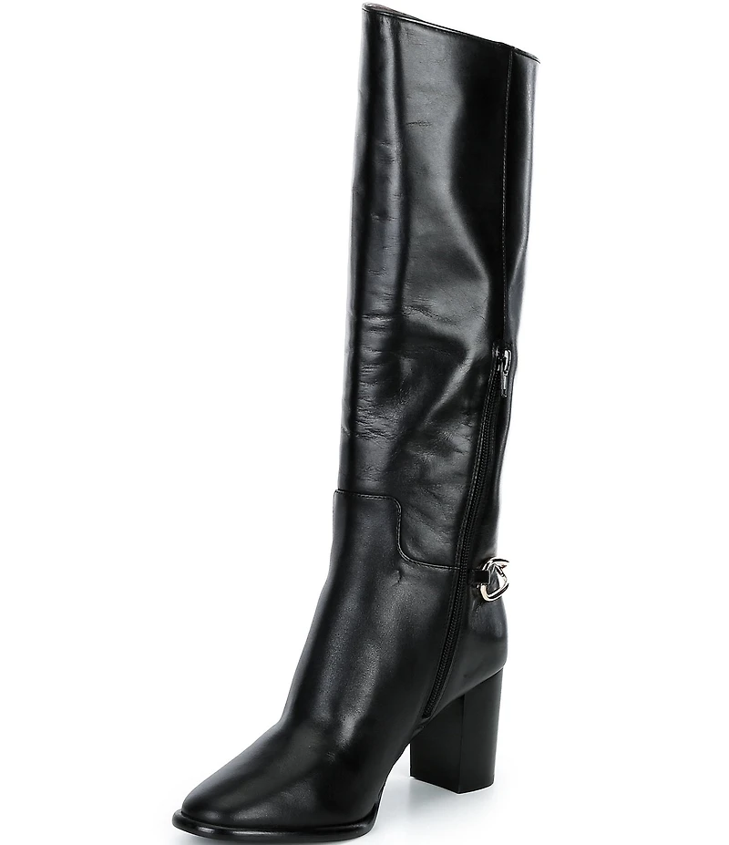 Antonio Melani Briar Leather Tall Ornamented Dress Boots