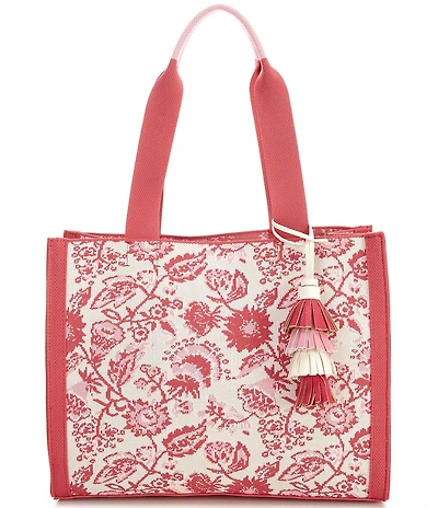 Antonio Melani Brooklyn Floral Medium Tote Bag with Tassel