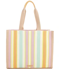 Antonio Melani Brooklyn Stripe Tote Bag with Tassel