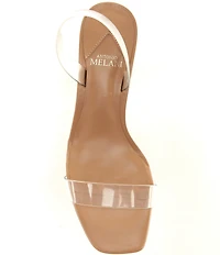 Antonio Melani Bryce Two Vinyl Slingback Sandals