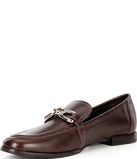 Antonio Melani Cain Leather Bit Buckle Loafers