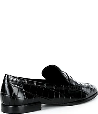 Antonio Melani Cain Two Croco Leather Loafers