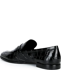 Antonio Melani Cain Two Croco Leather Loafers