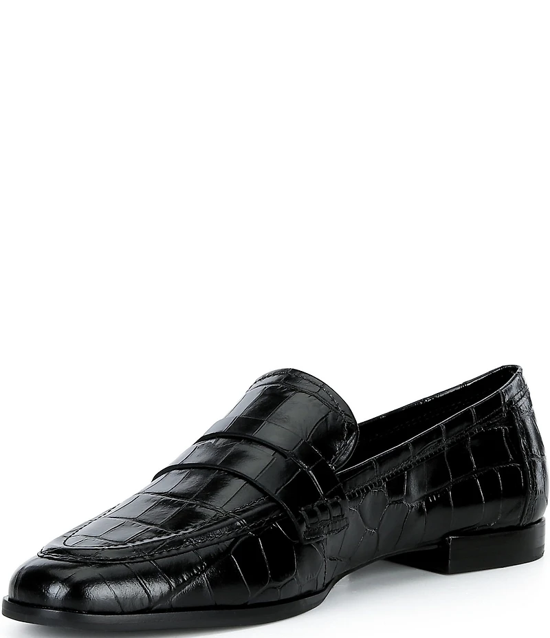 Antonio Melani Cain Two Croco Leather Loafers