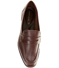 Antonio Melani Cain Two Leather Penny Loafers