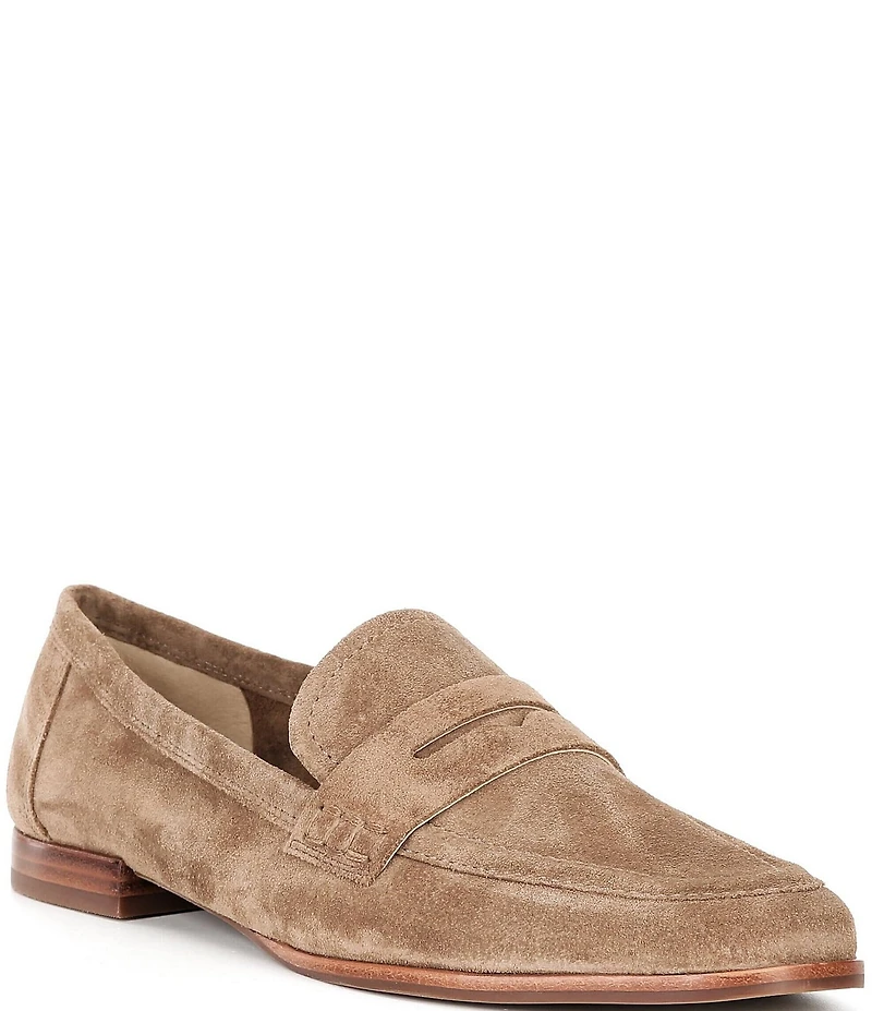 Antonio Melani Cain Two Oiled Suede Penny Loafers