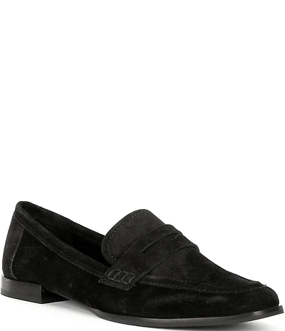 Antonio Melani Cain Two Oiled Suede Penny Loafers