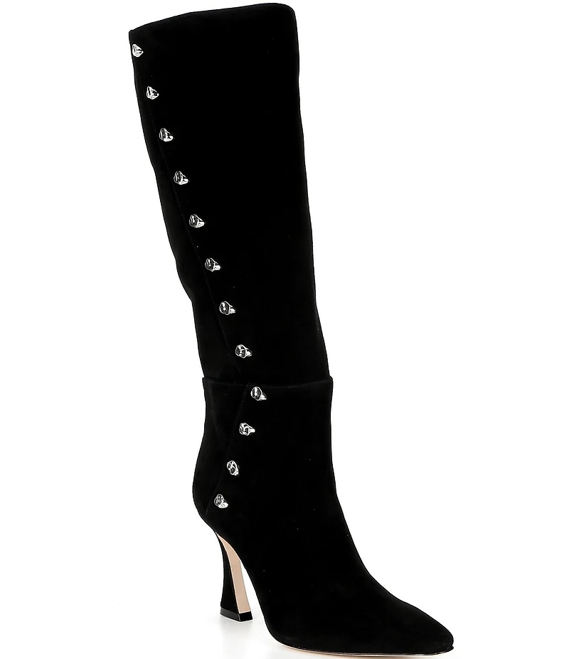 Antonio Melani Cambria Studded Suede Tall Dress Boots