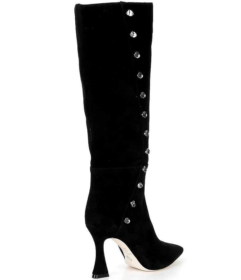 Antonio Melani Cambria Studded Suede Tall Dress Boots