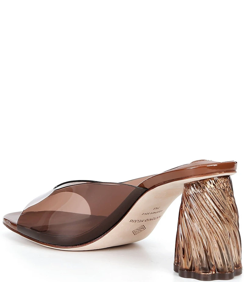 Antonio Melani Carmilla Wavy Vinyl Mules