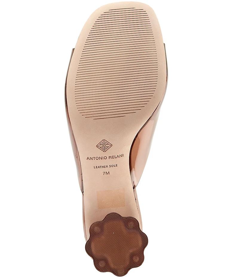 Antonio Melani Carmilla Wavy Vinyl Mules