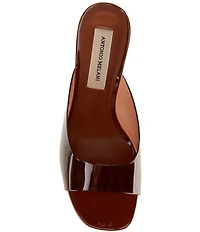 Antonio Melani Carmilla Wavy Vinyl Mules