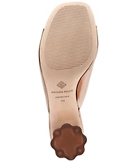 Antonio Melani Carmilla Wavy Vinyl Mules