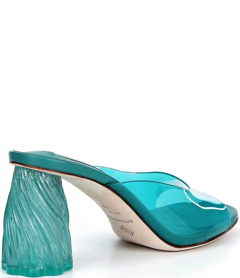 Antonio Melani Carmilla Wavy Vinyl Mules