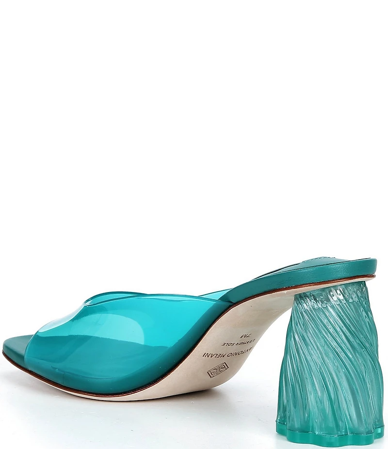 Antonio Melani Carmilla Wavy Vinyl Mules