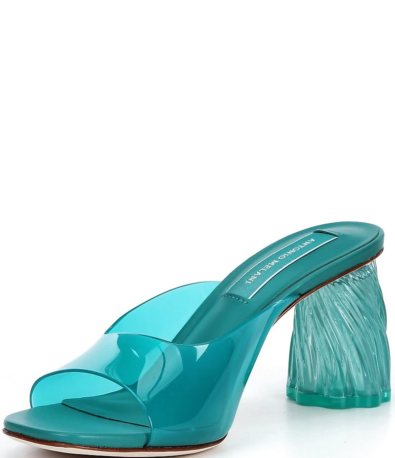 Antonio Melani Carmilla Wavy Vinyl Mules
