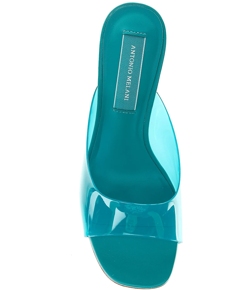 Antonio Melani Carmilla Wavy Vinyl Mules