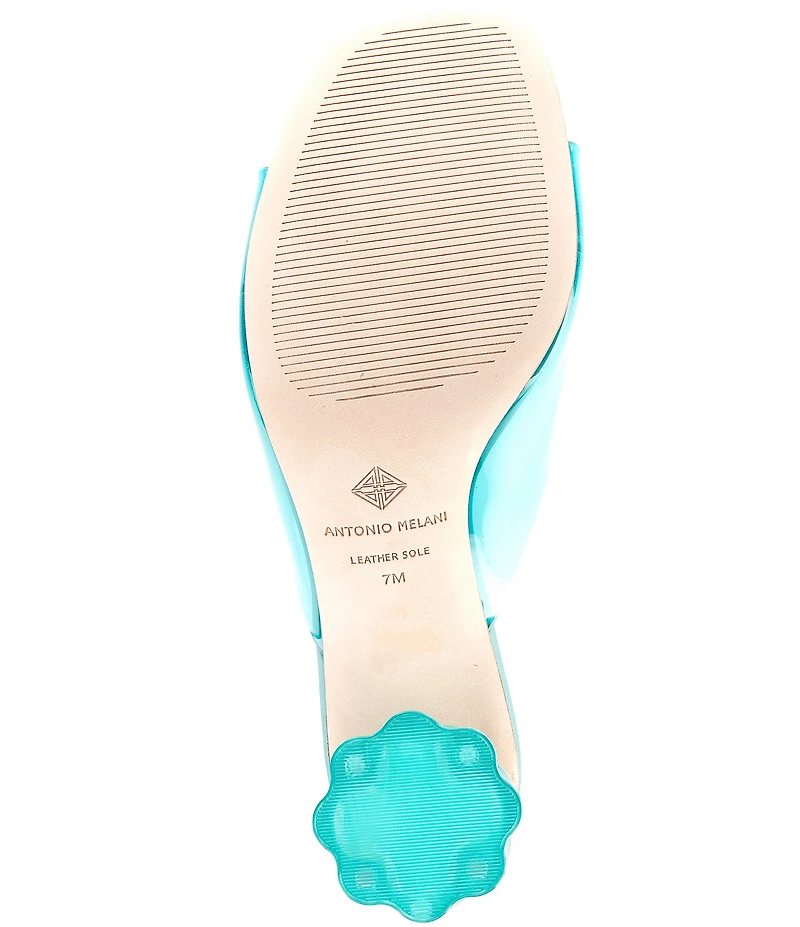 Antonio Melani Carmilla Wavy Vinyl Mules