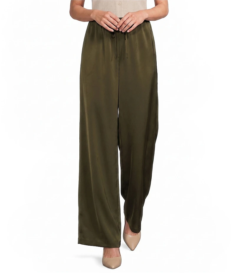 Antonio Melani Carson Satin Drawstring Pants