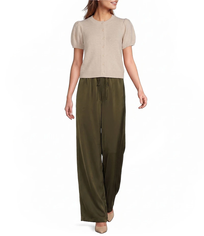 Antonio Melani Carson Satin Drawstring Pants