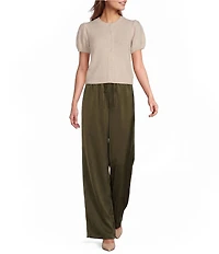 Antonio Melani Carson Satin Drawstring Pants