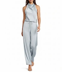 Antonio Melani Carson Satin Drawstring Pants