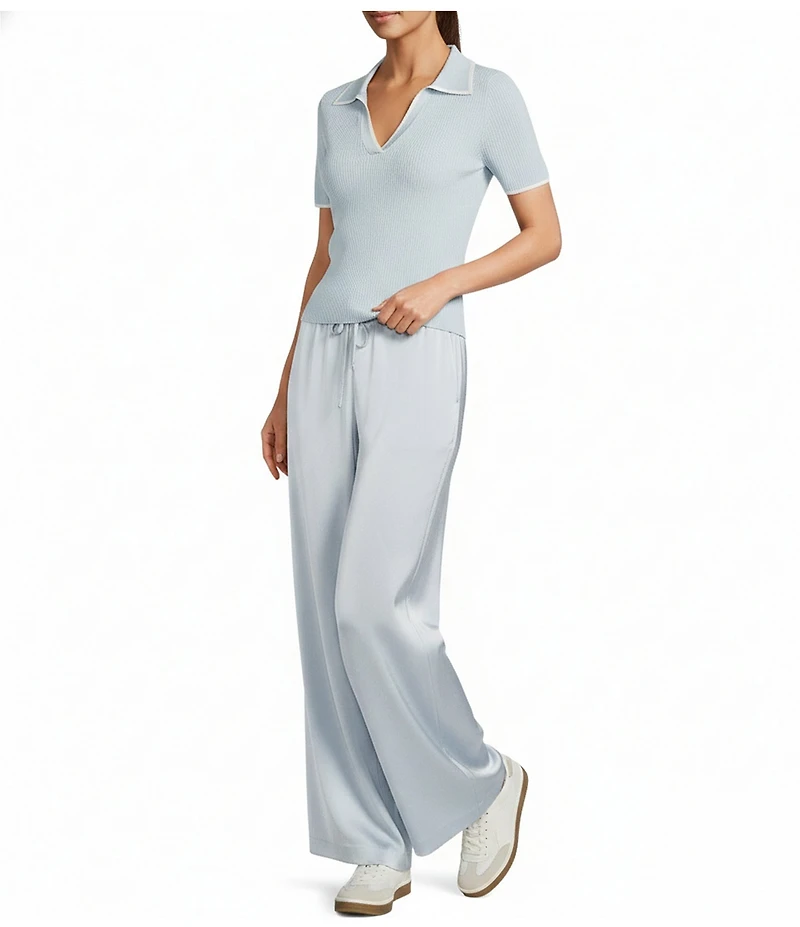 Antonio Melani Carson Satin Drawstring Pants