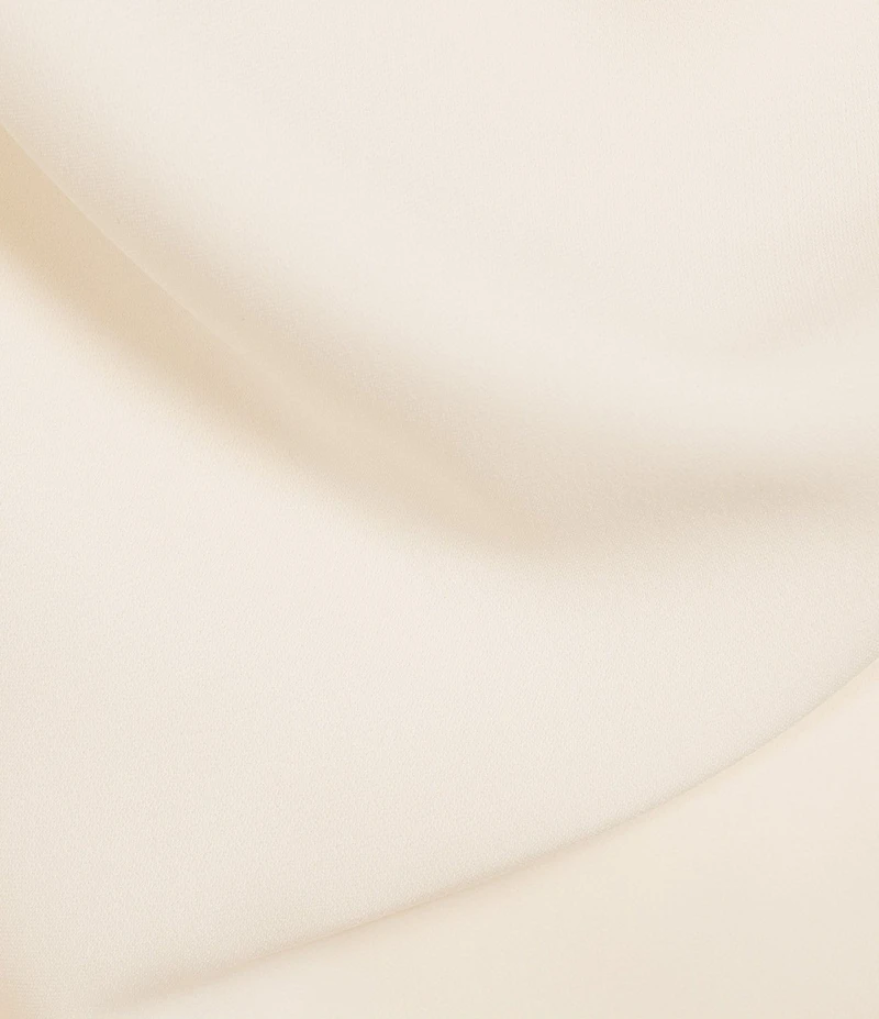 Antonio Melani Carter Short Sleeve Crew Neck Crepe Sheath Midi Drees