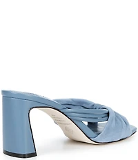 Antonio Melani Cassy Two Toned Leather Dress Slides