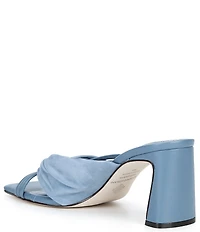 Antonio Melani Cassy Two Toned Leather Dress Slides