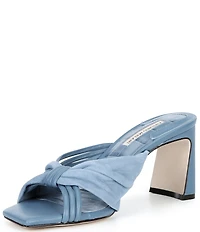 Antonio Melani Cassy Two Toned Leather Dress Slides