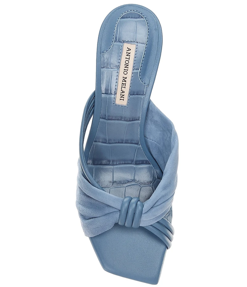 Antonio Melani Cassy Two Toned Leather Dress Slides
