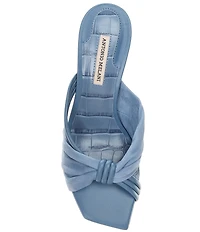 Antonio Melani Cassy Two Toned Leather Dress Slides