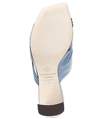 Antonio Melani Cassy Two Toned Leather Dress Slides