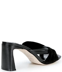 Antonio Melani Cassy Two Toned Leather Dress Slides