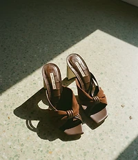 Antonio Melani Cassy Two Toned Leather Dress Slides