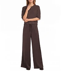 Antonio Melani Cate Button Front Short Sleeve Cardigan