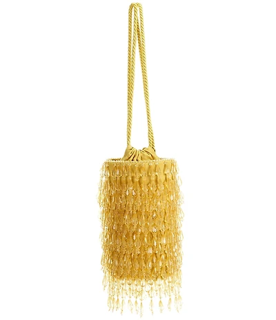 Antonio Melani Chandie Beaded Drawstring Bucket Bag