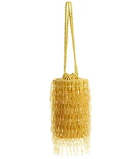 Antonio Melani Chandie Beaded Drawstring Bucket Bag