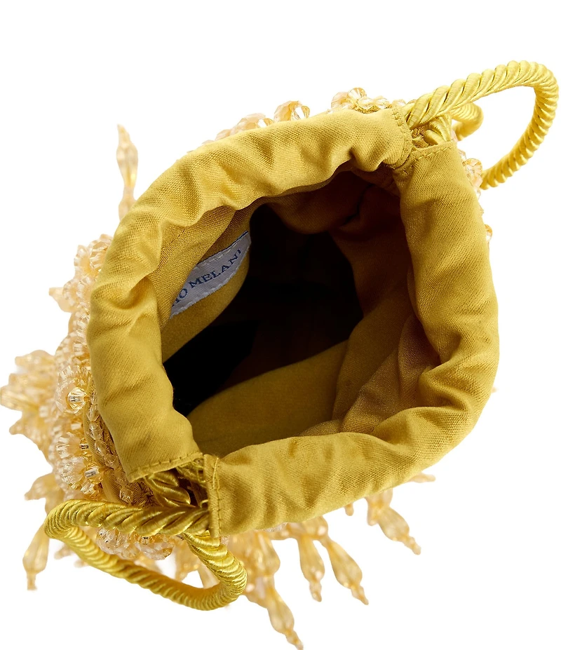 Antonio Melani Chandie Beaded Drawstring Bucket Bag