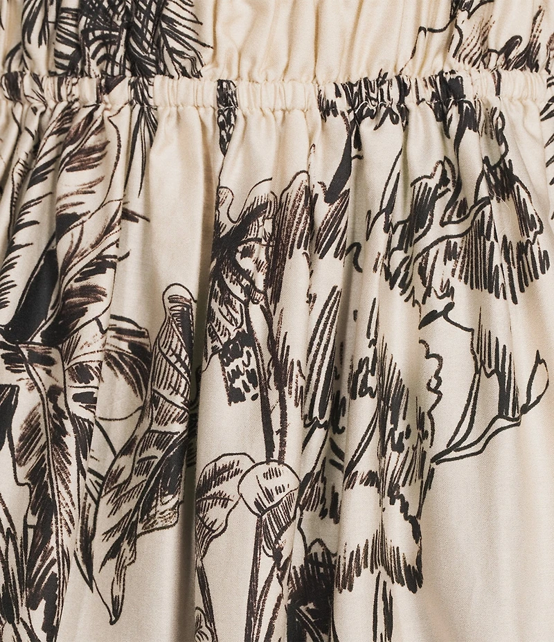 Antonio Melani Chappell Printed Toile Sweatheart Short Sleeve Dress