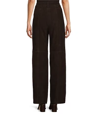 Antonio Melani Charlotte Genuine Suede High Rise Pleated Front Coordinating Trousers