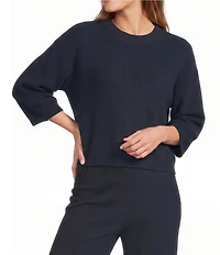 Antonio Melani Chloe Jewel Neckline Short Sleeve Sweater