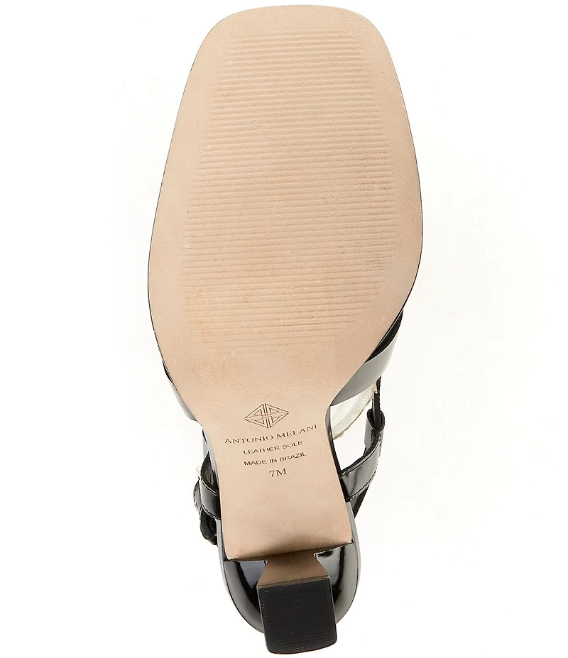 Antonio Melani Cinthia Leather Kiltie Tassel Loafer Slingback Pumps