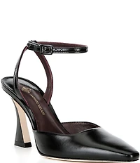 Antonio Melani Cissy Leather Ankle Strap Dress Pumps