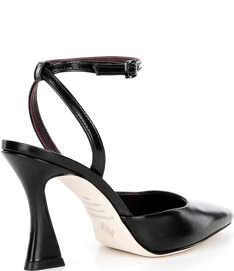 Antonio Melani Cissy Leather Ankle Strap Dress Pumps