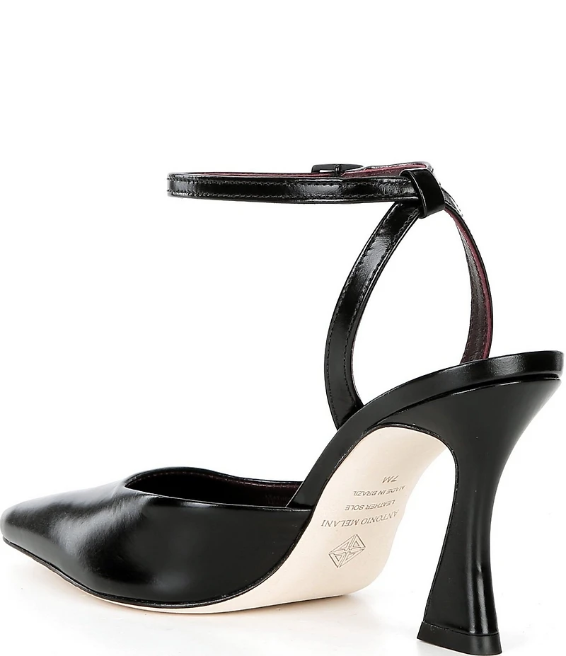 Antonio Melani Cissy Leather Ankle Strap Dress Pumps