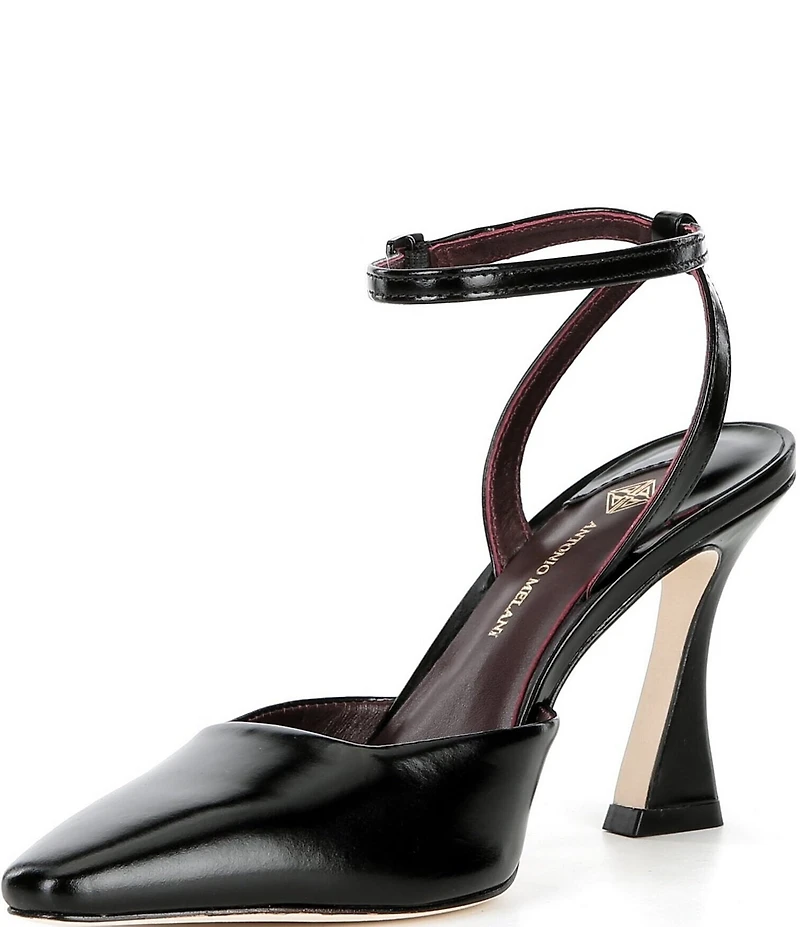 Antonio Melani Cissy Leather Ankle Strap Dress Pumps