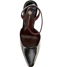 Antonio Melani Cissy Leather Ankle Strap Dress Pumps